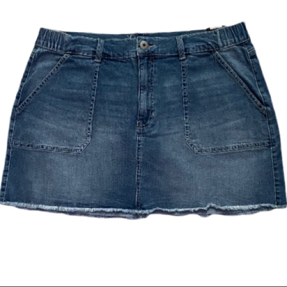 Denim Mini Skirt